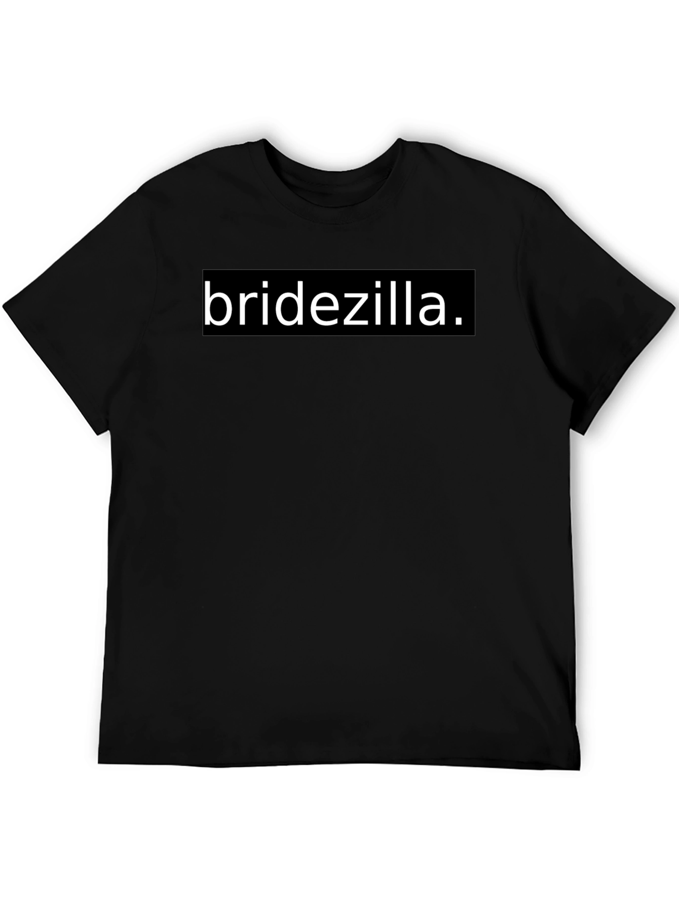 Black Bridezilla T-Shirt - Black Cotton Blend view 5