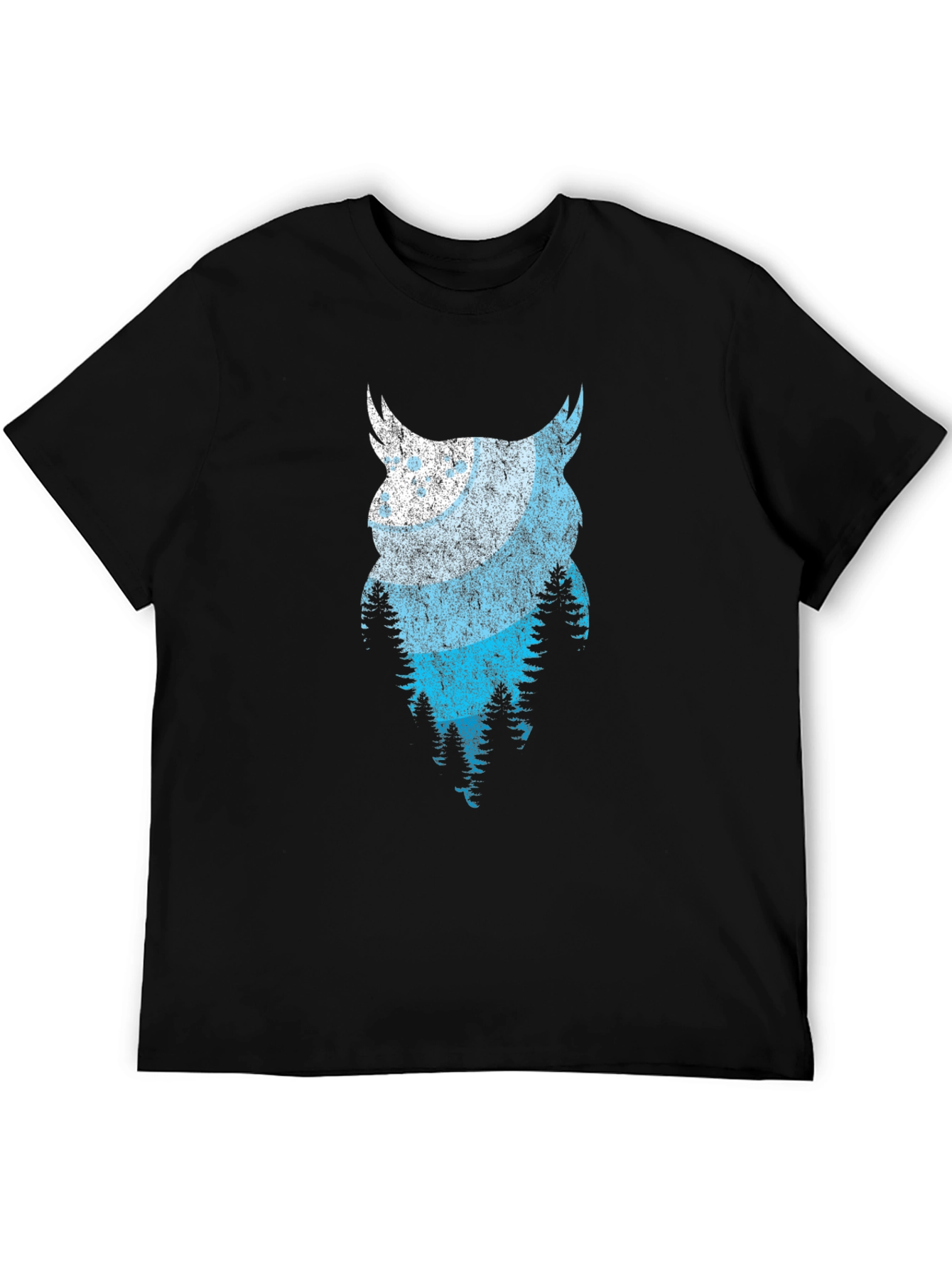 Owl Forest Graphic Tee - Nature Inspired Design - 5