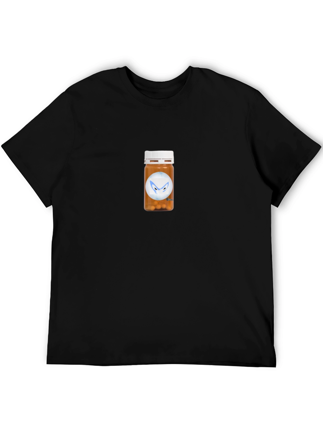 Black Pill Bottle Graphic T-Shirt - Funky Tee view 5