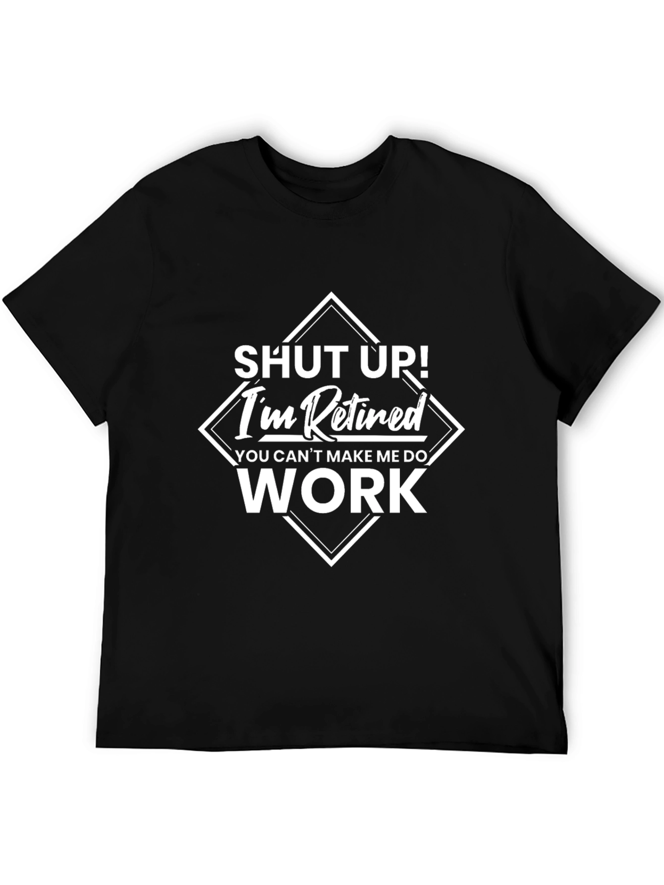 Black Retired T-Shirt - Funny Retirement Gift for Men view 5