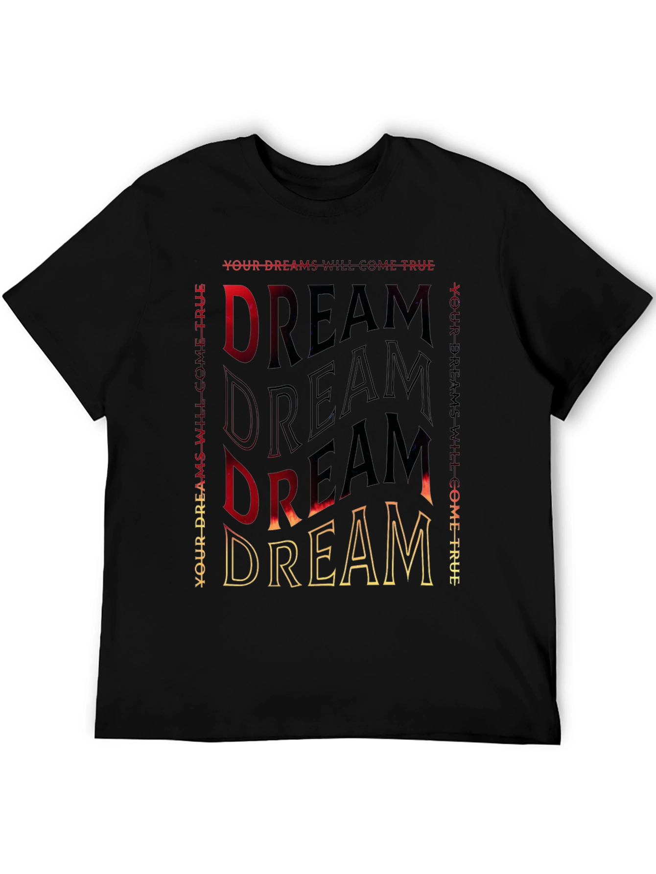 Black Dream Graphic T-Shirt - Black view 5