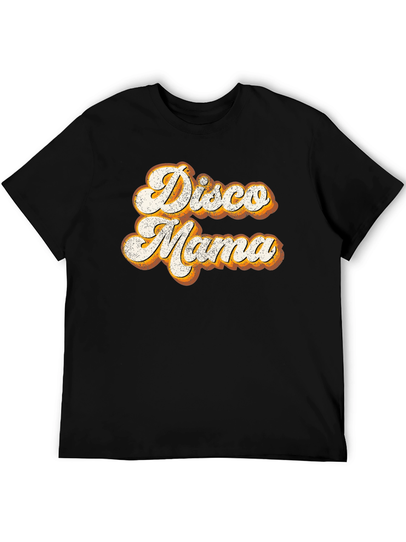 Black Disco Mama Retro T-Shirt view 5