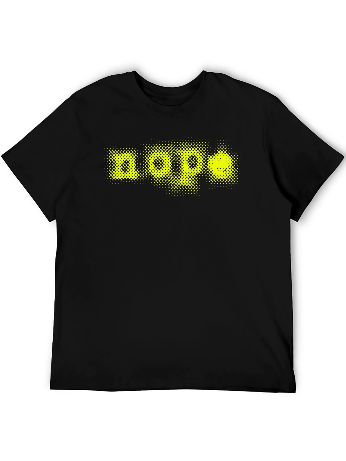 Black Nope Graphic Print T-Shirt - Casual Black Tee view 5