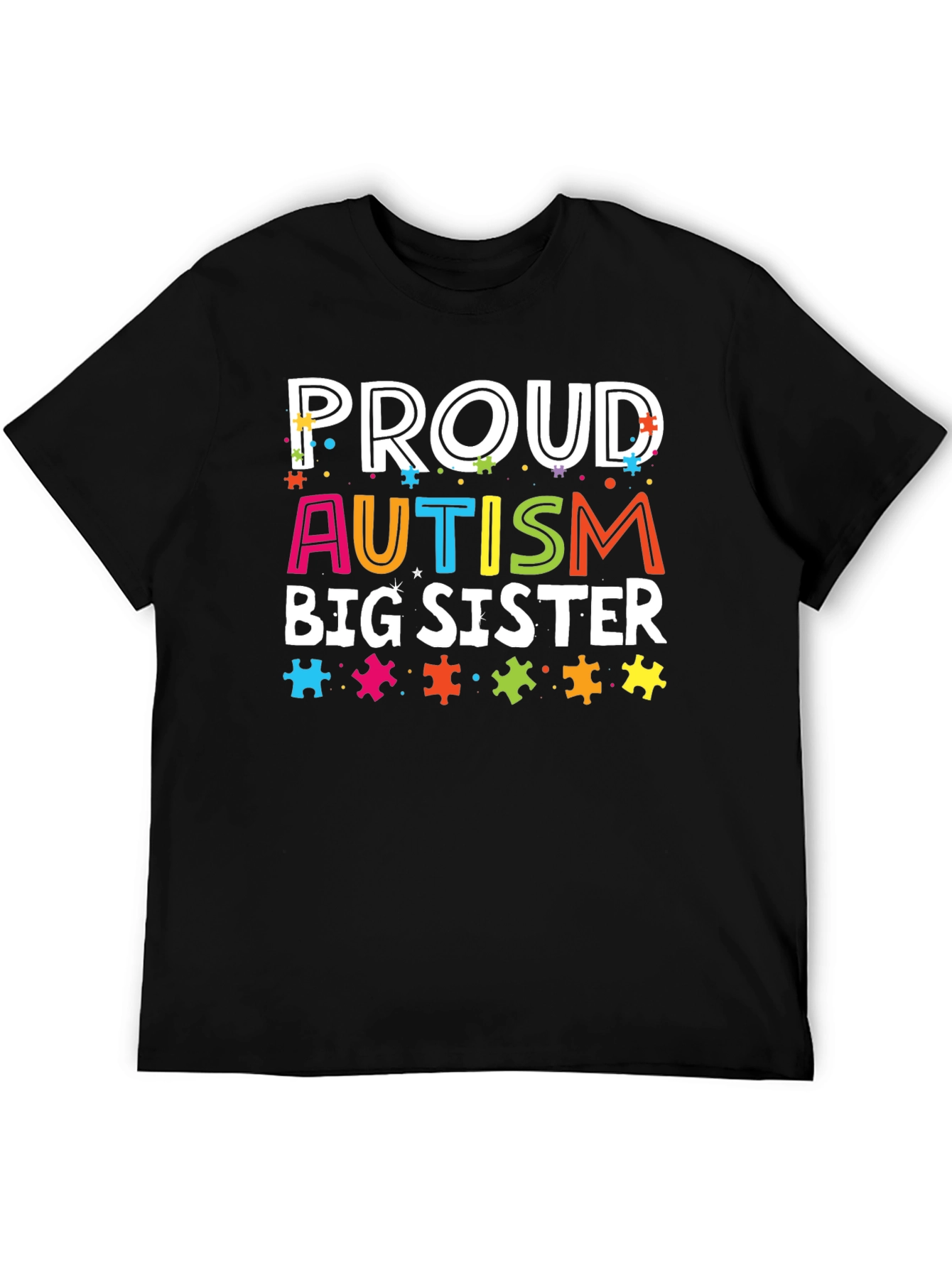 Proud Autism Big Sister T-Shirt - 5