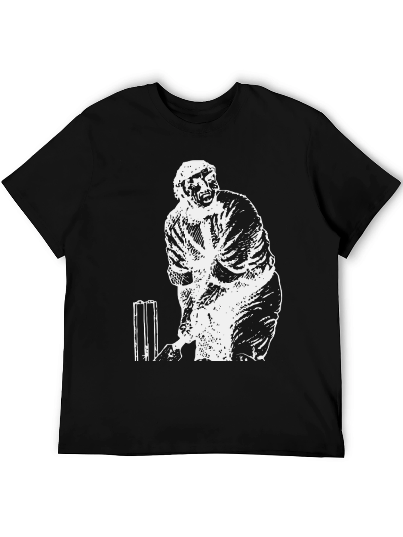 Cricket Player Graphic T-Shirt - 5