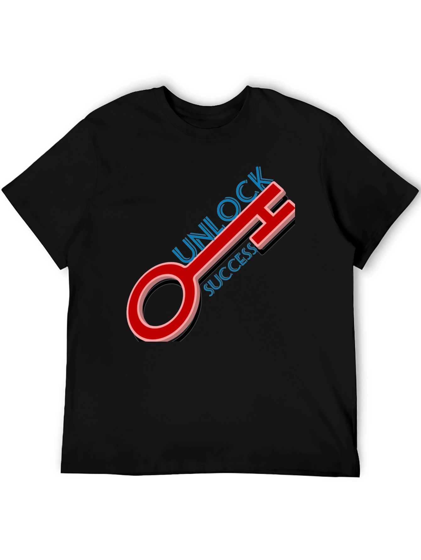 Black Unlock Success Graphic Tee - Black view 5