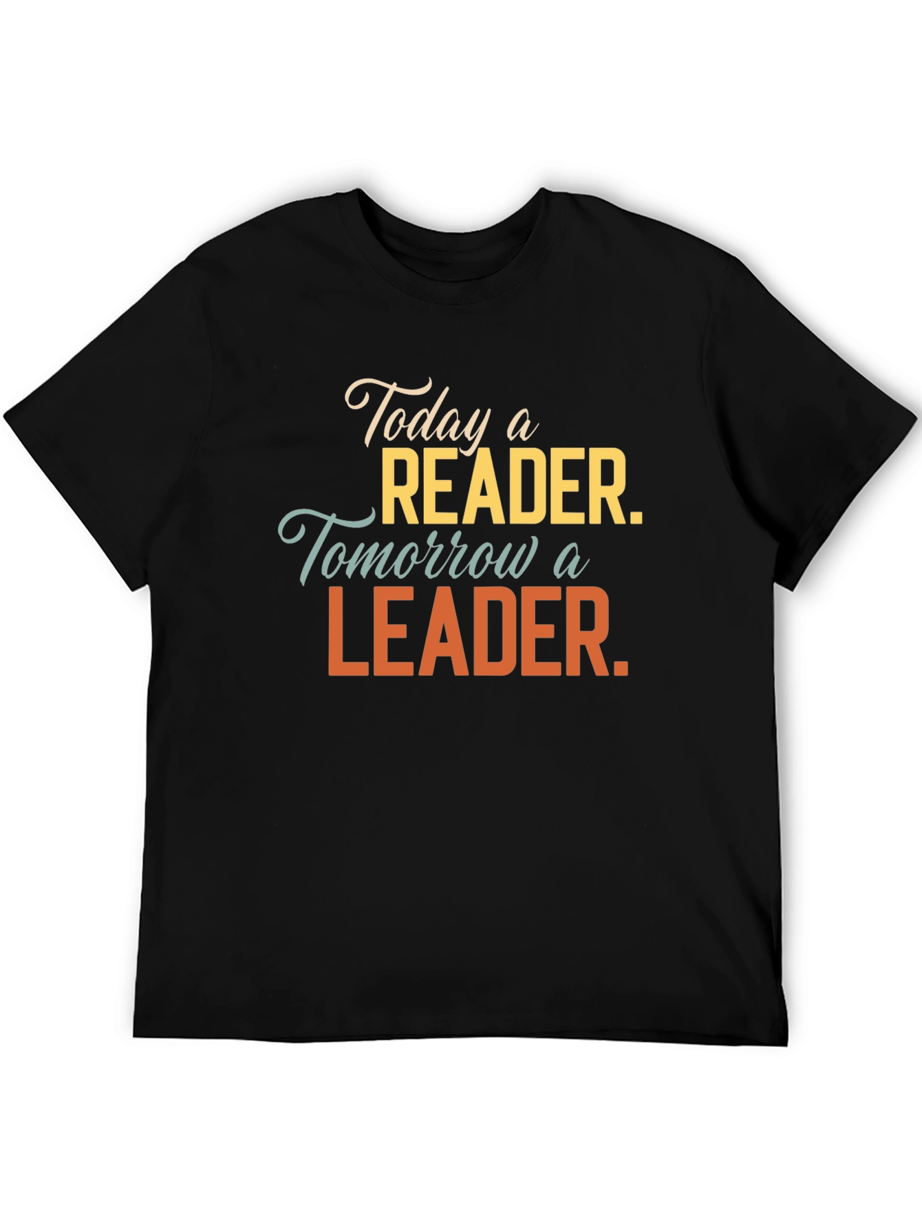 Black Reader Leader Graphic Tee - Soft Cotton Blend T-Shirt view 5