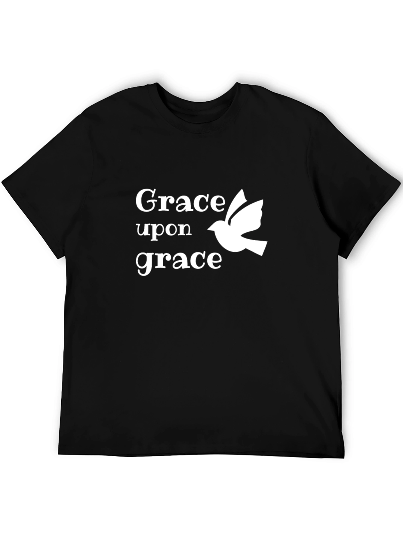 Black Grace Upon Grace Black Graphic T-Shirt view 5