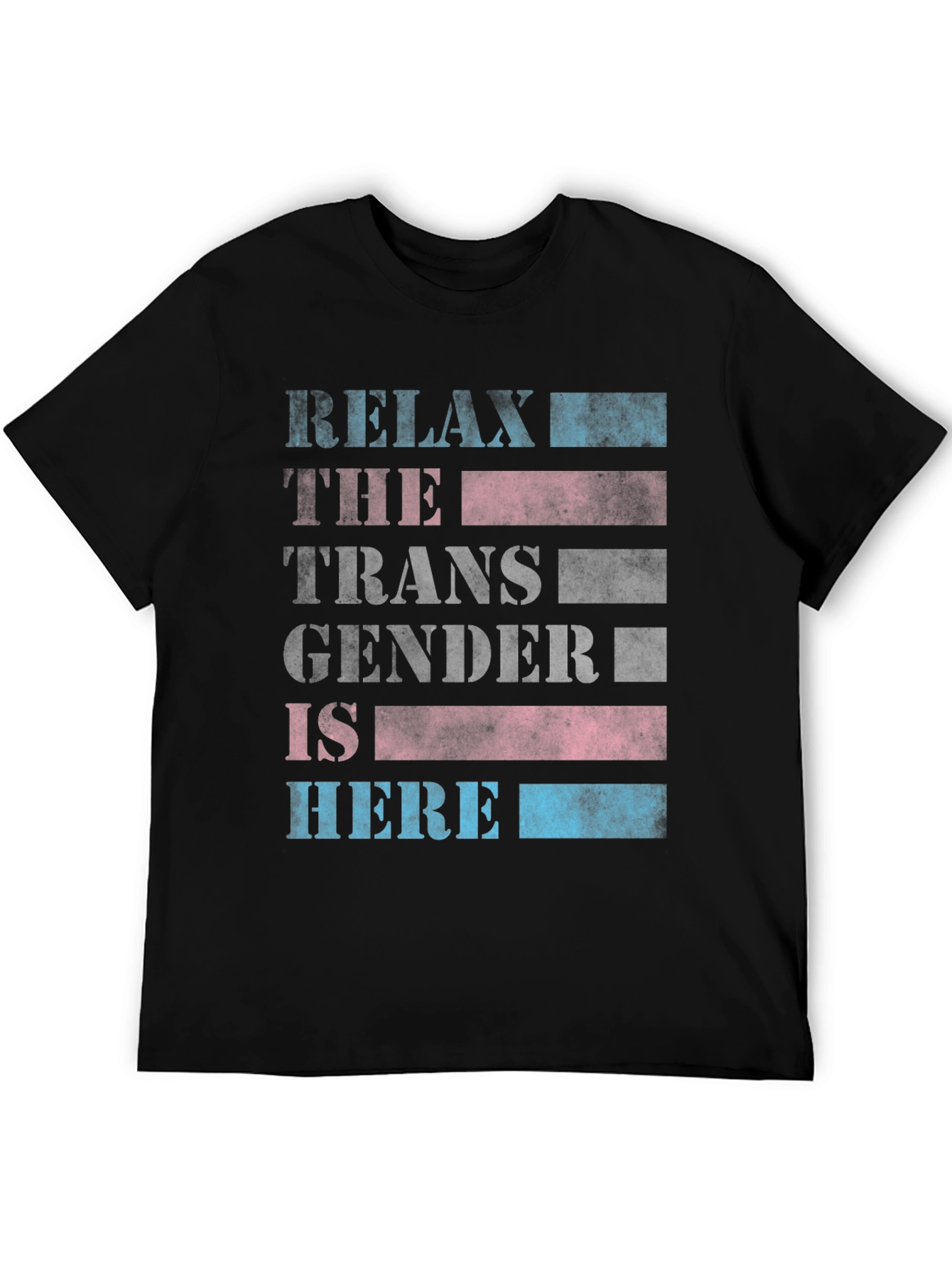 Black Relax, The Transgender is Here T-Shirt view 5