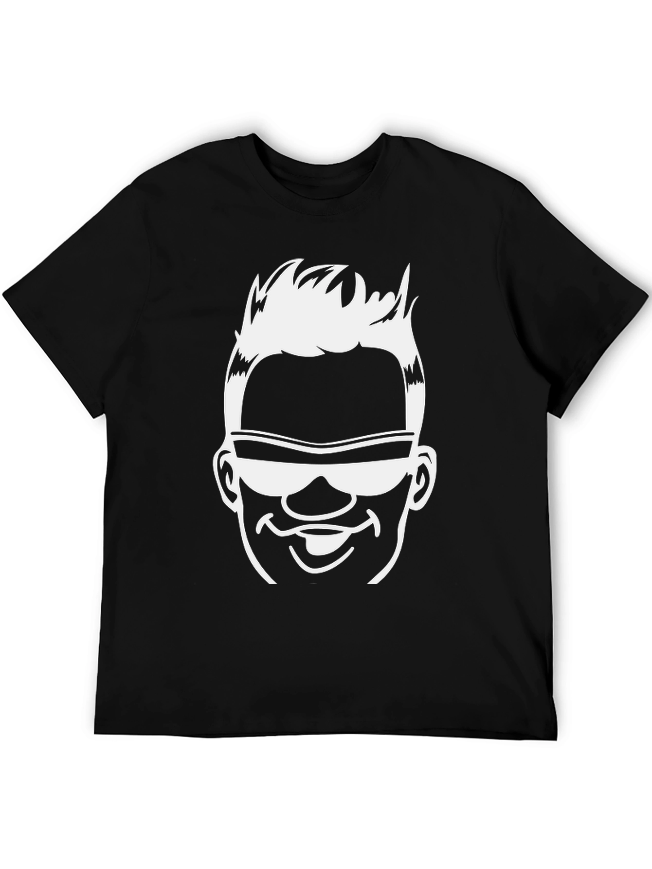 Black Cool Shades Graphic Tee - Black view 5