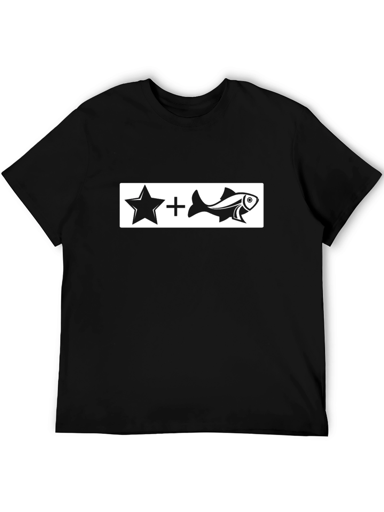 Black Starfish Graphic Tee - Black Casual Shirt view 5