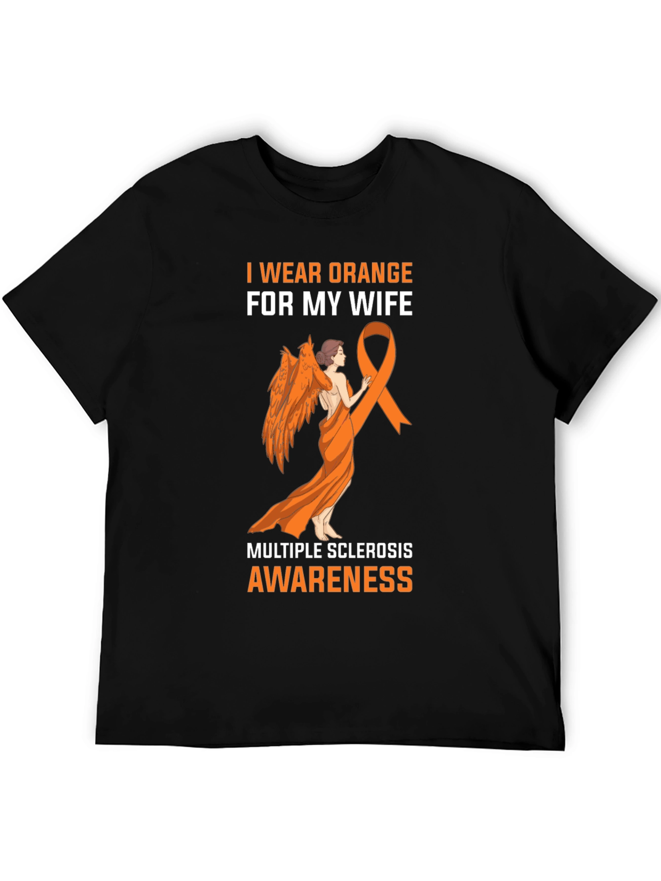 I Wear Orange for My Wife Awareness T-Shirt - 5