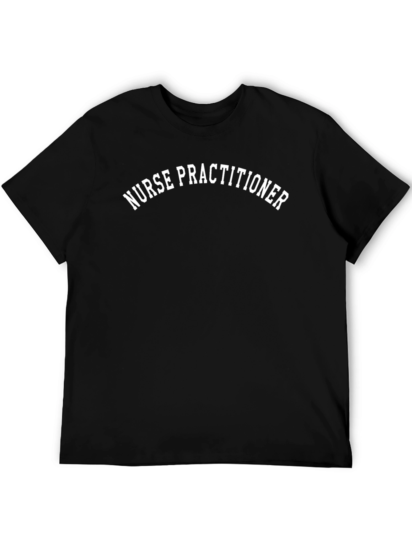 Black Nurse Practitioner Black Tee view 5