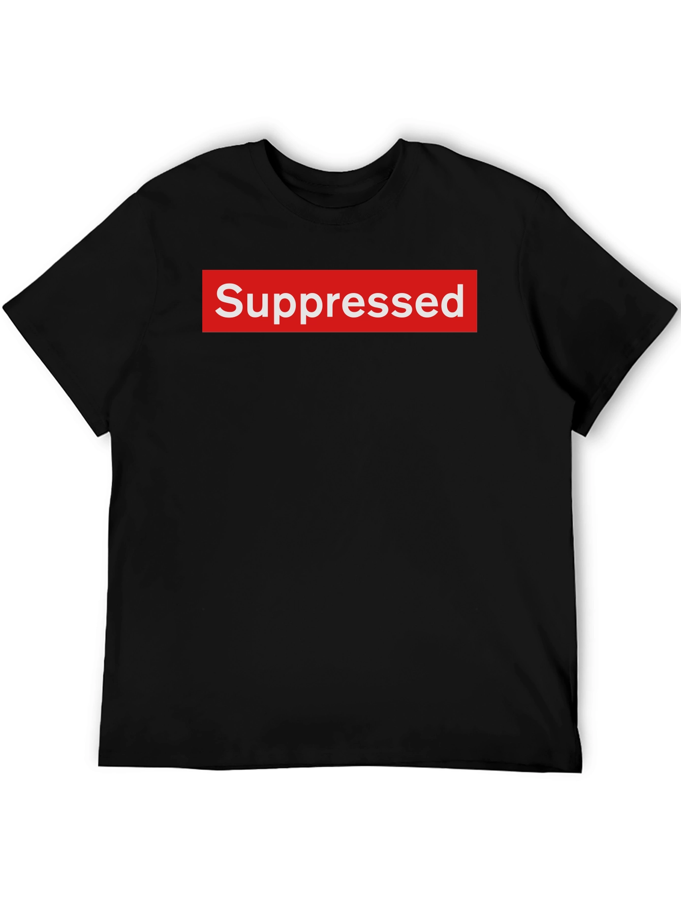 Black Suppressed Box Logo Graphic Tee view 5