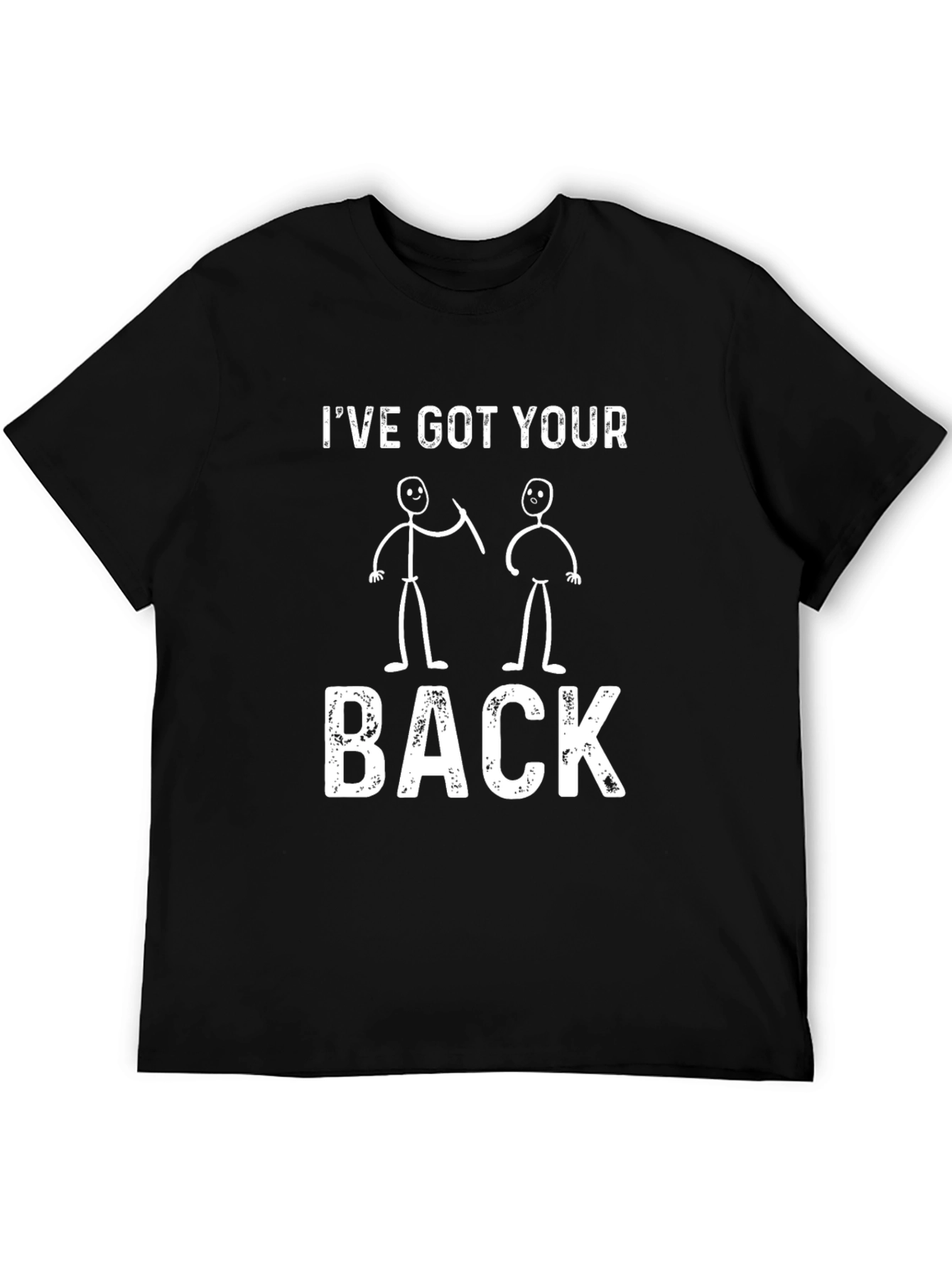 Black I've Got Your Back Graphic T-Shirt view 5