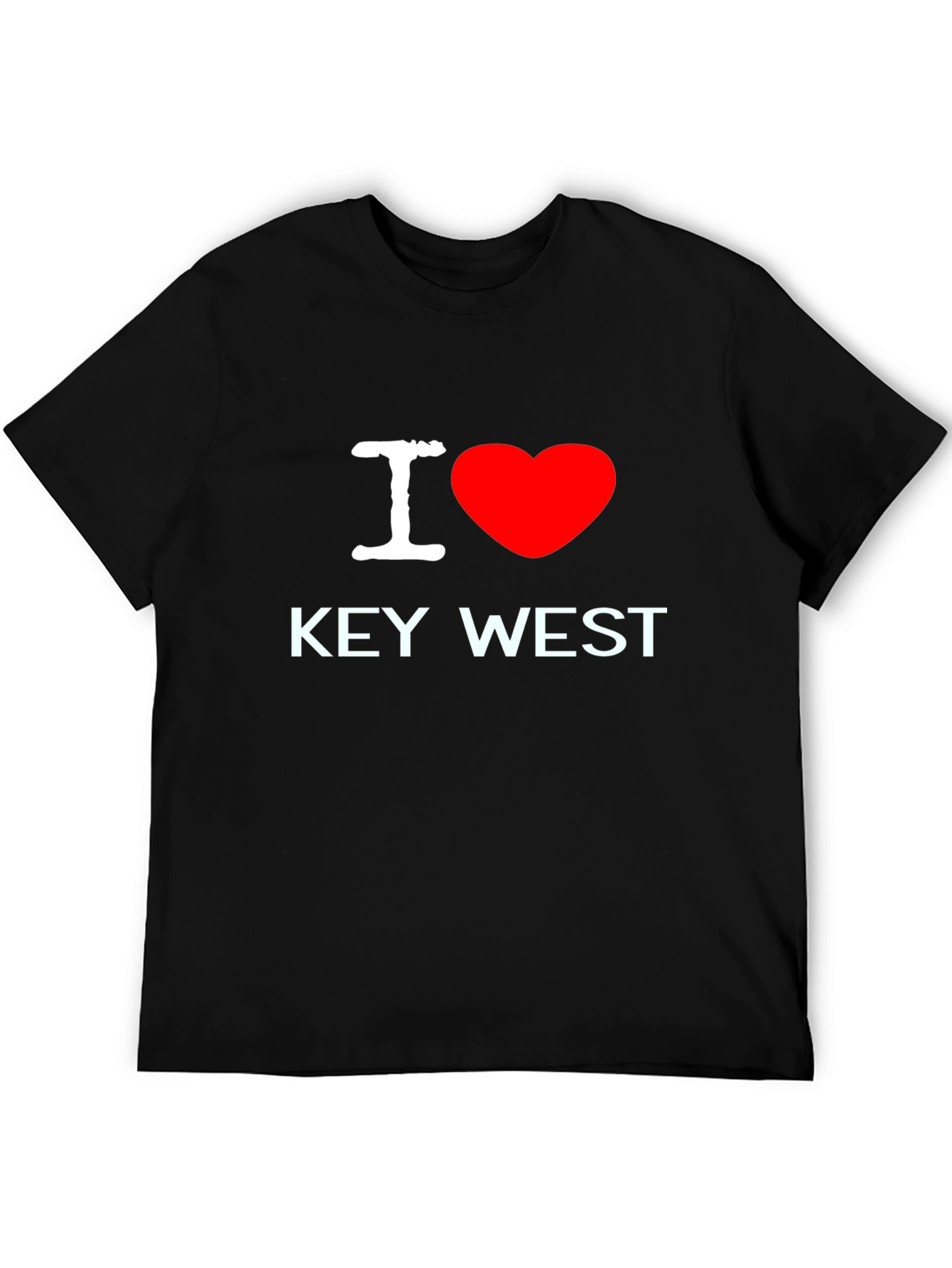 Black I Love Key West Black T-Shirt view 5