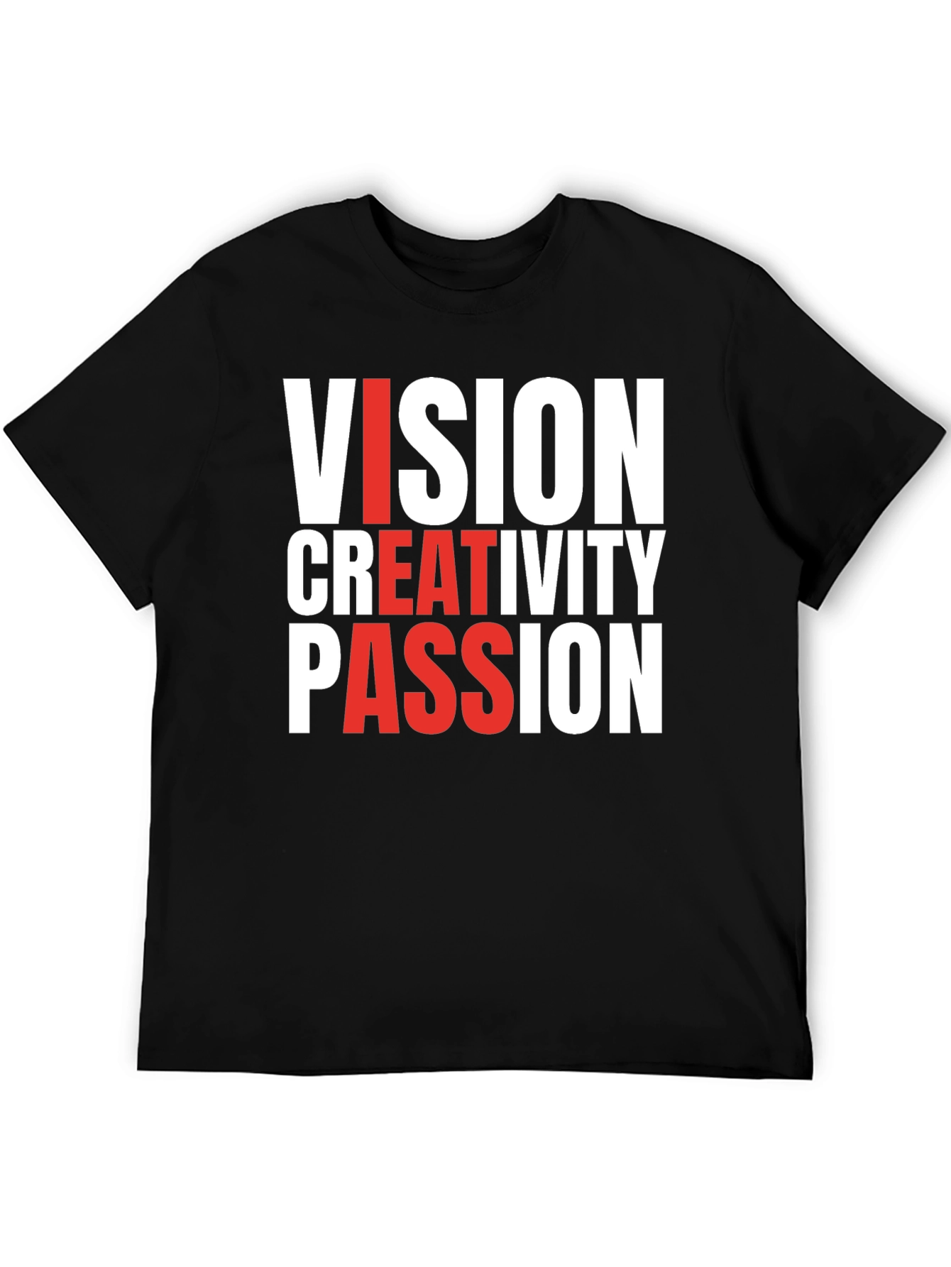 Black Vision Creativity Passion T-Shirt view 5