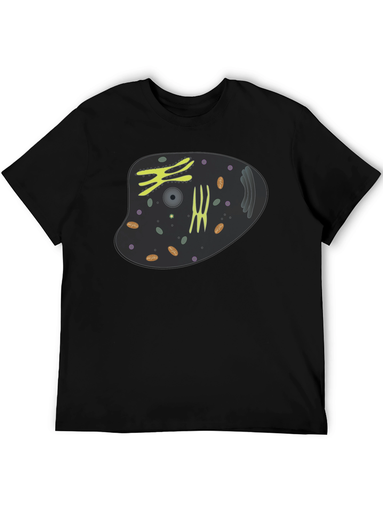 Black Cell Graphic T-Shirt - Biology Apparel view 5