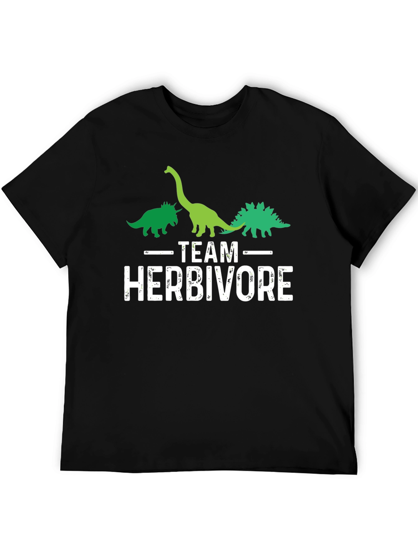 Black Team Herbivore Dinosaur T-Shirt view 5