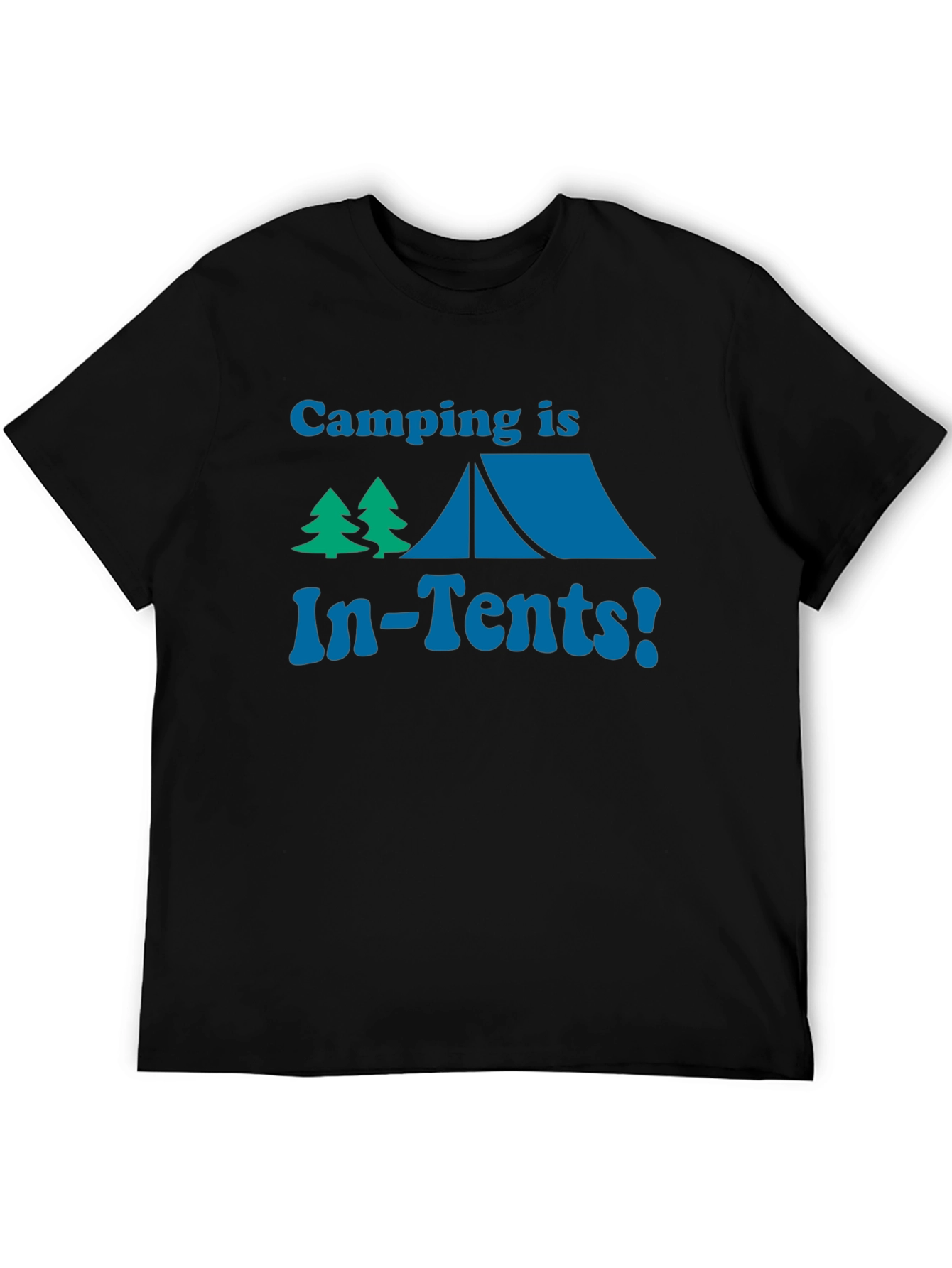 Black Camping is In-Tents! T-Shirt view 5