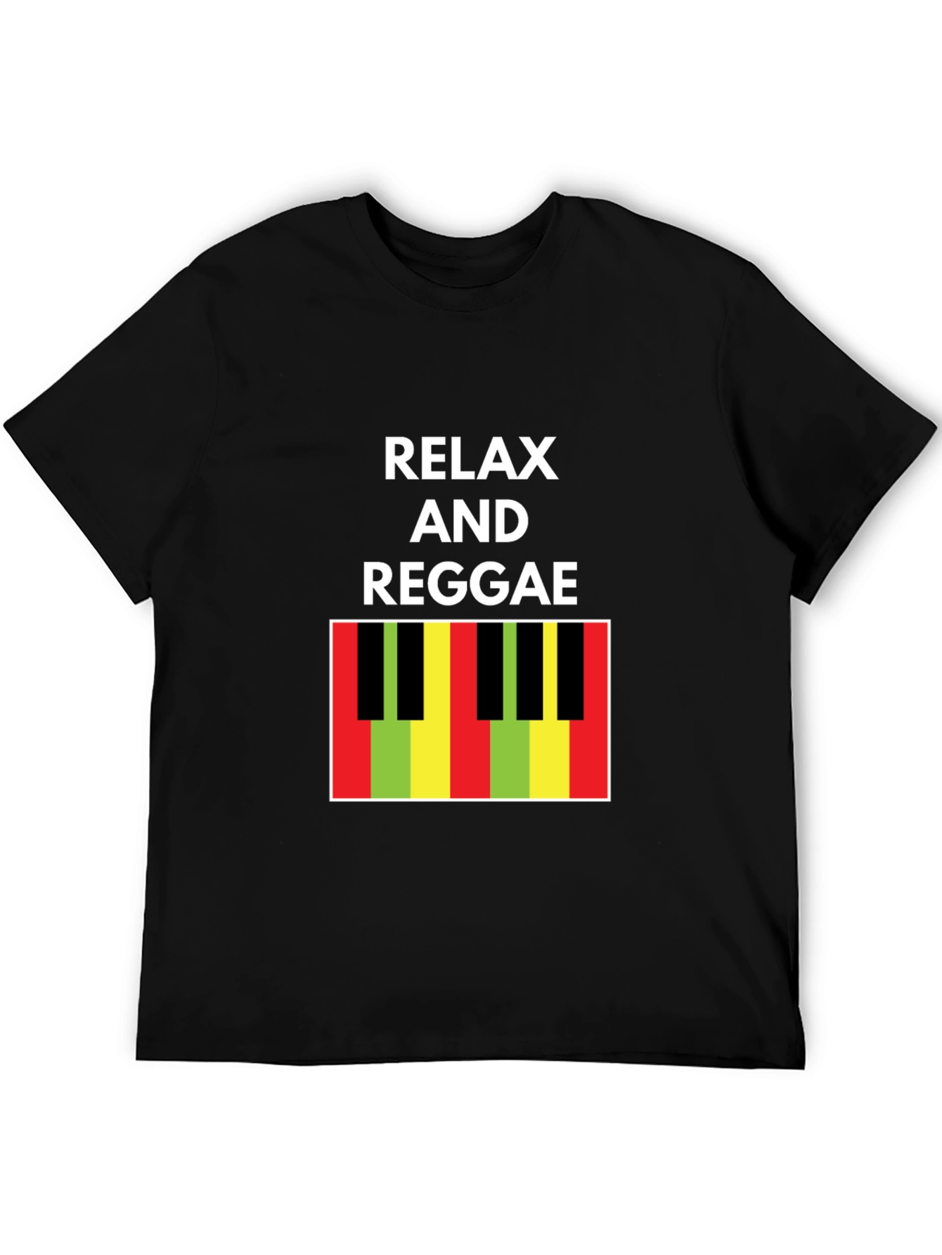 Black Relax and Reggae T-Shirt view 5