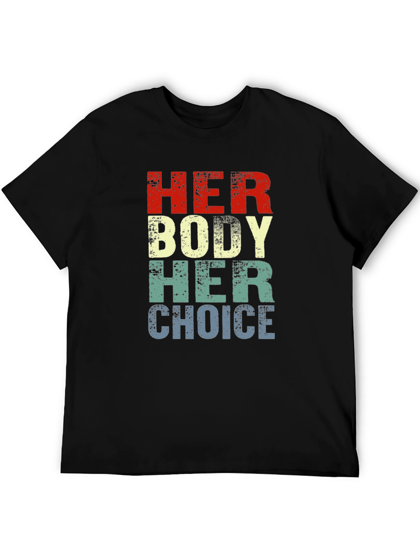 Her Body Her Choice T-Shirt Pro Choice Feminist Tee - 5