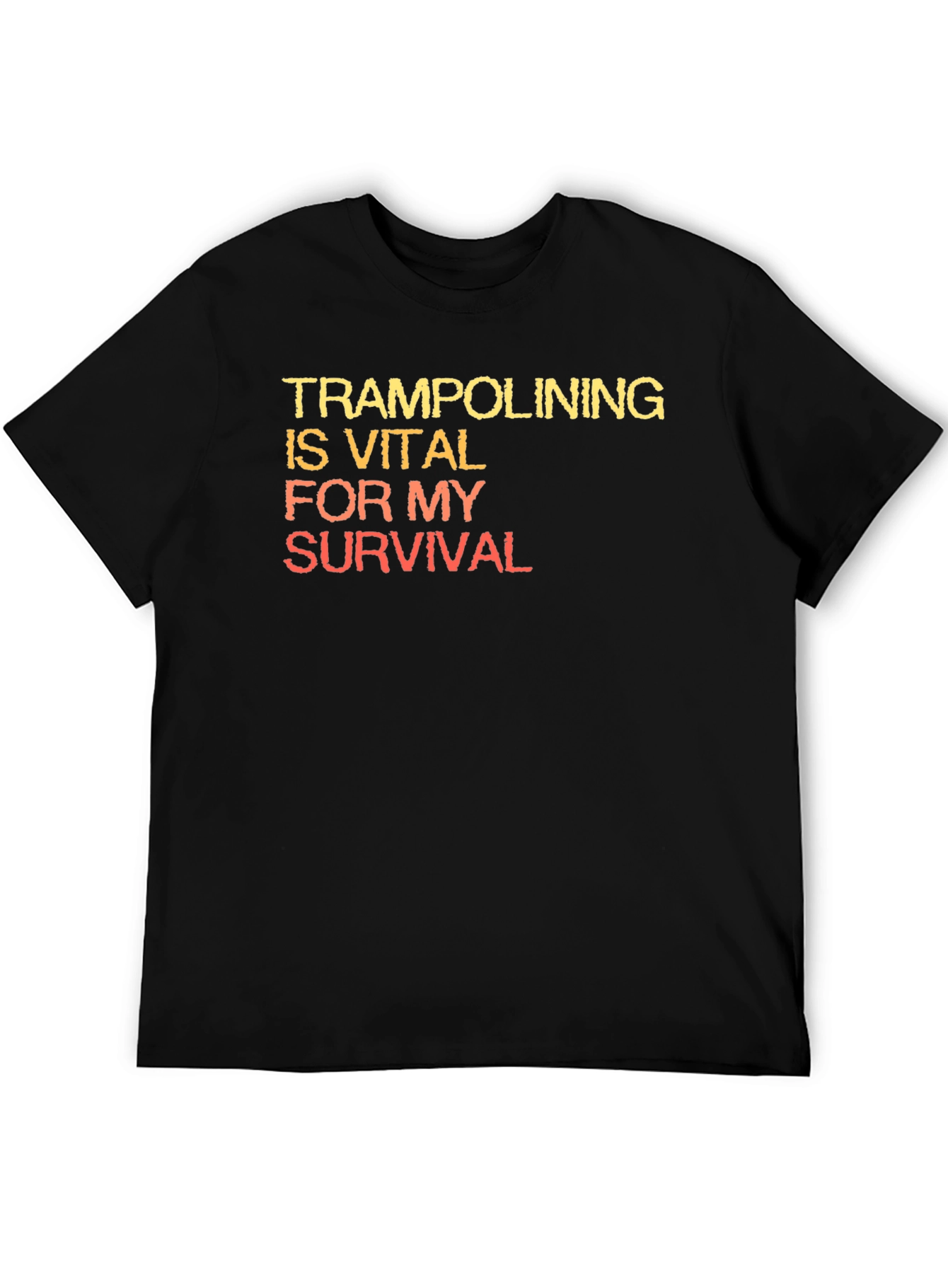 Black Trampolining Survival Tee view 5