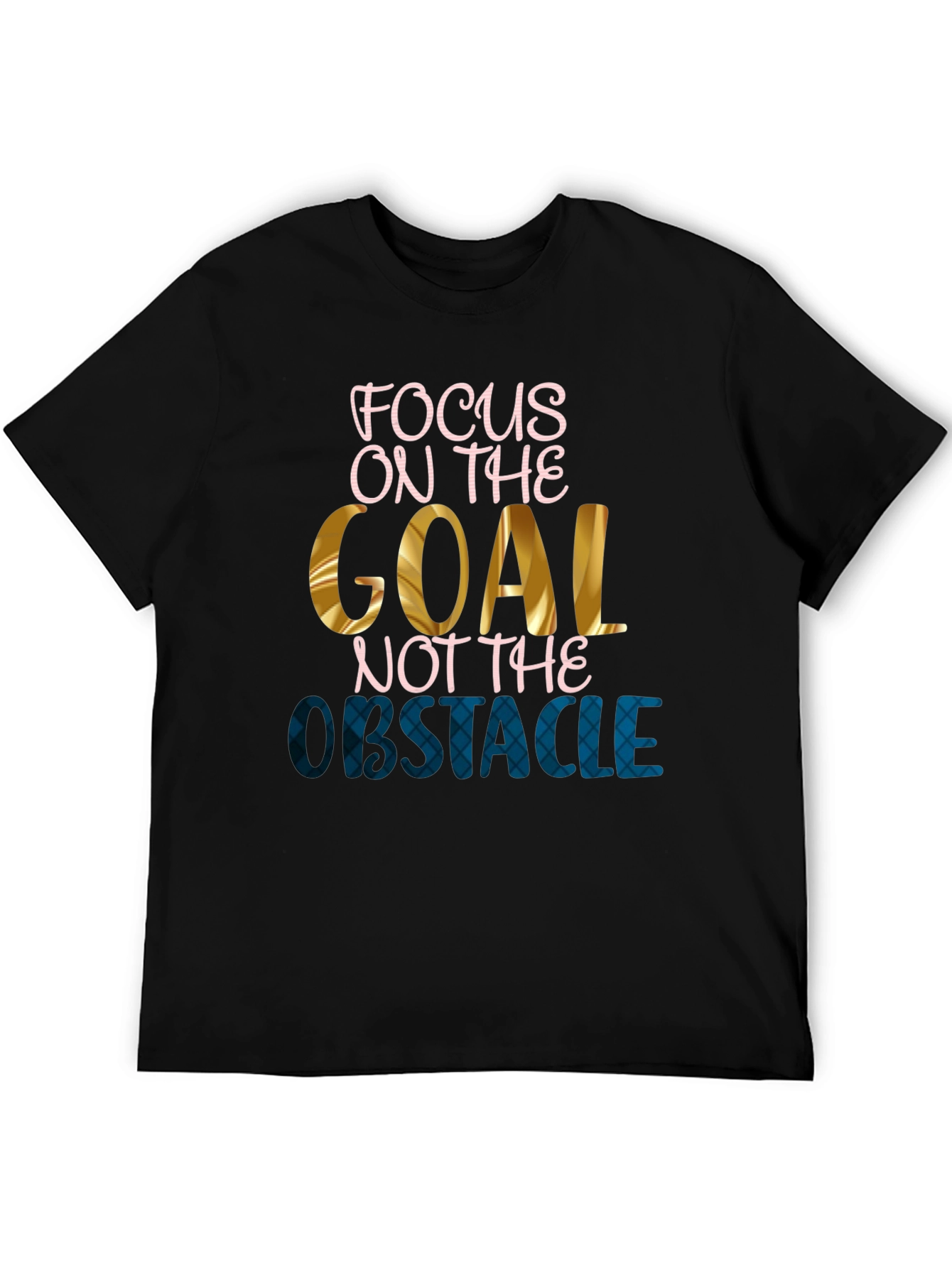 Black Focus on the Goal T-Shirt view 5