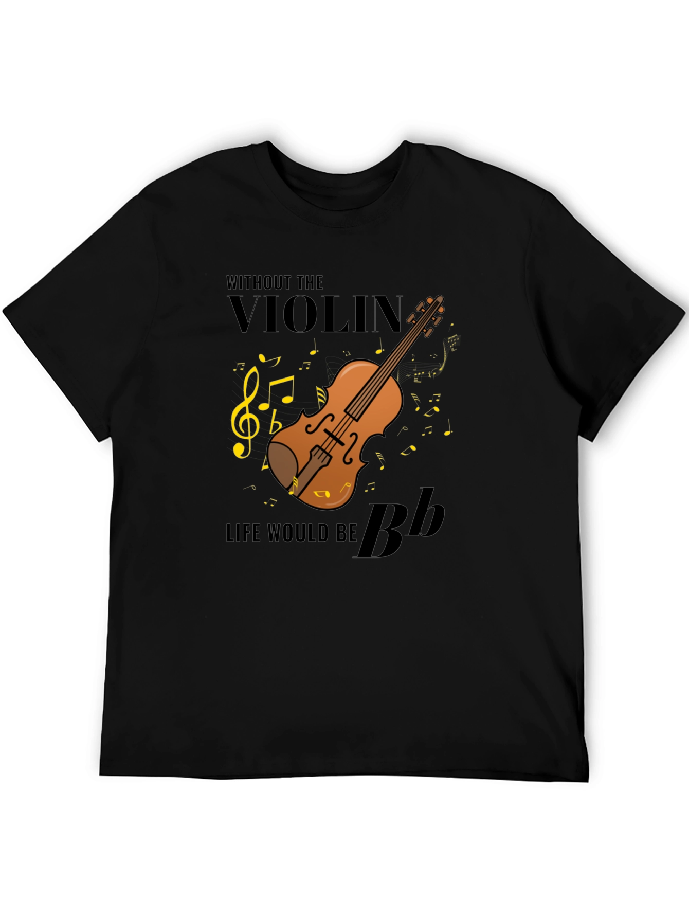Black Violin Music T-Shirt - Life Without Music view 5