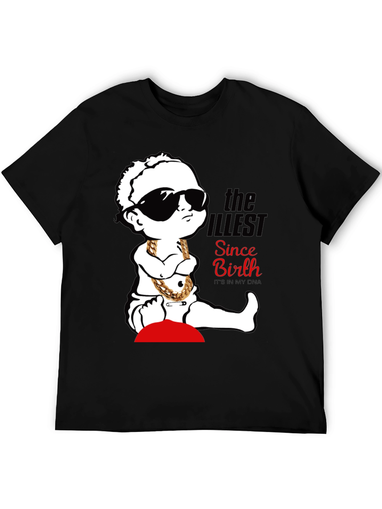 Cool Baby Graphic Tee - "The Illest Since Birth" Black T-Shirt - 5