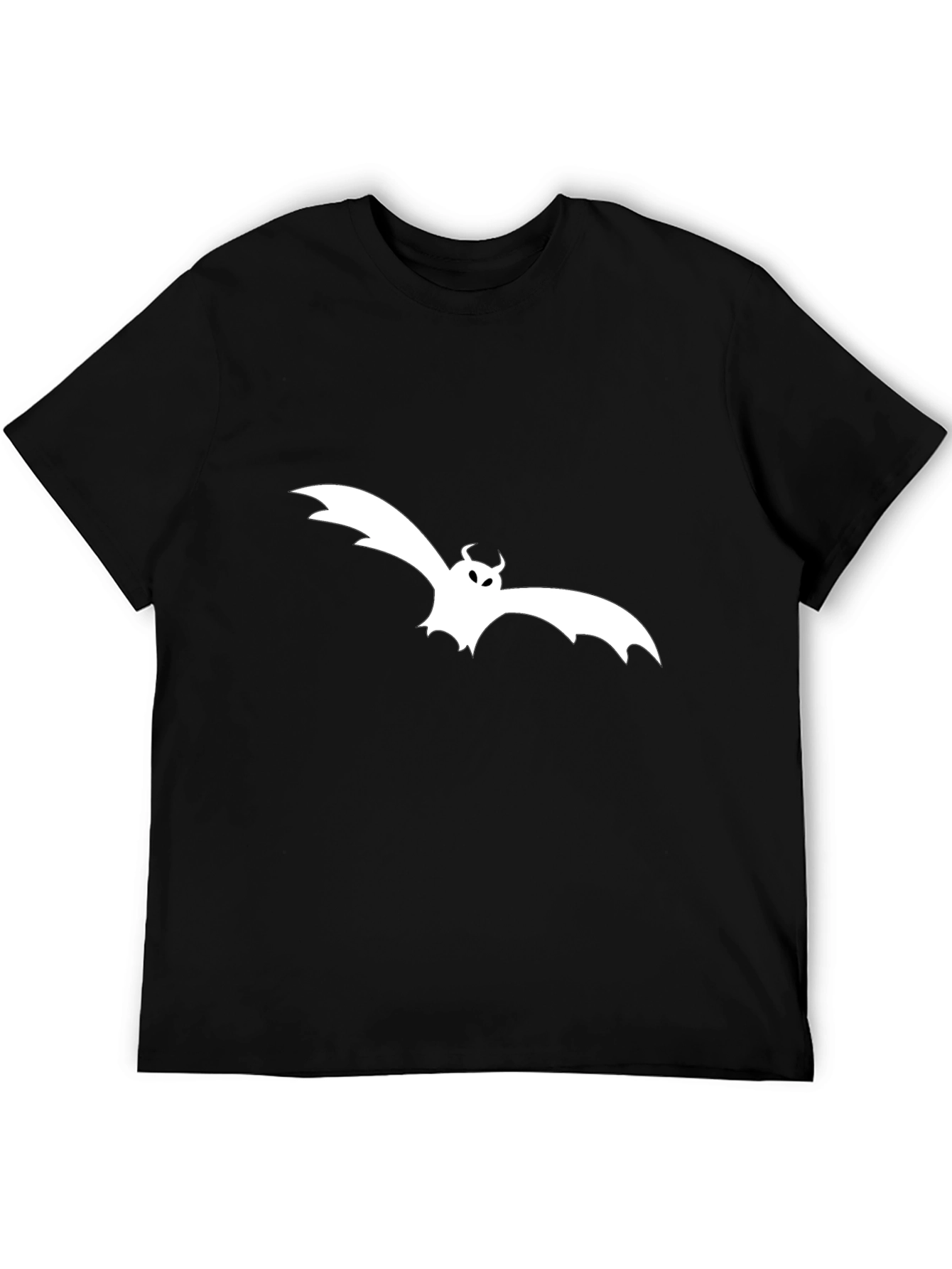 Black Bat Graphic Black T-Shirt - Stylish Halloween Tee view 5