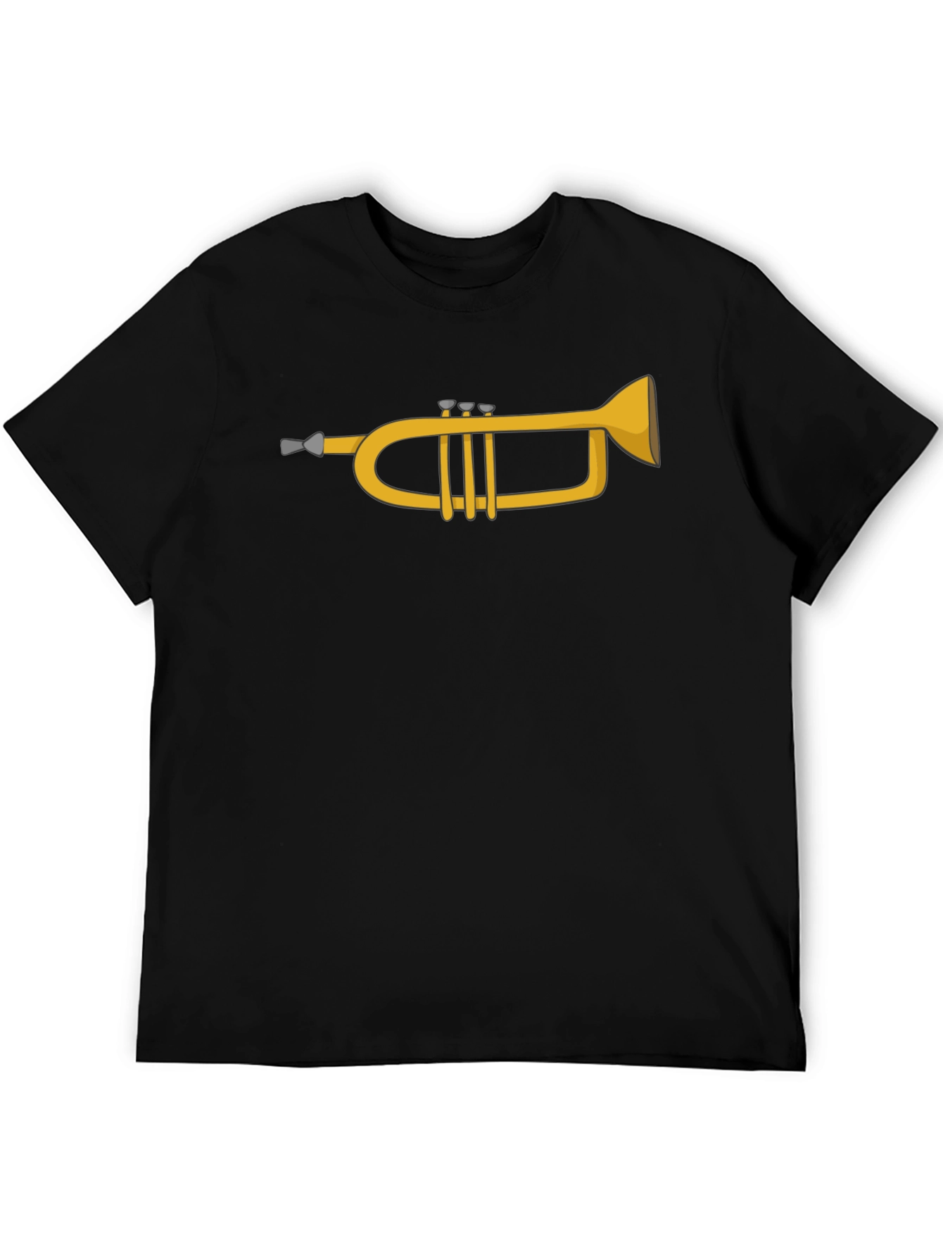 Black Black Trumpet Graphic Tee view 5