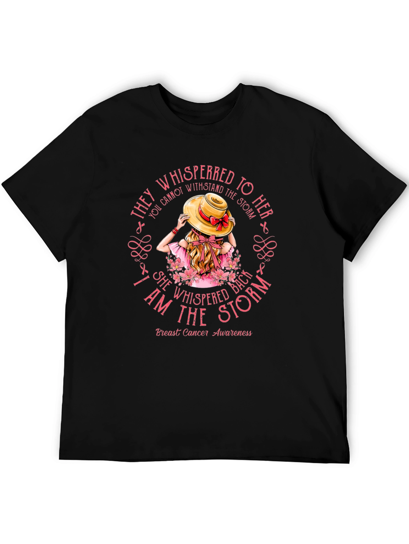 Breast Cancer Awareness I Am The Storm T-Shirt - 5