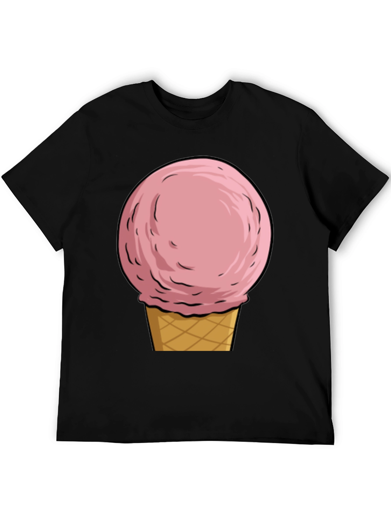Black Ice Cream Graphic Tee - Summer Fun view 5
