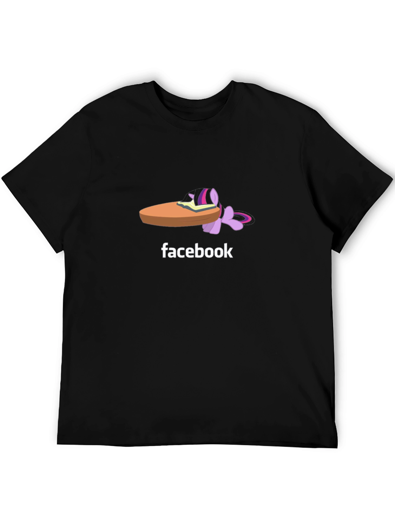 Black Facebook Mouse Trap Graphic Tee view 5