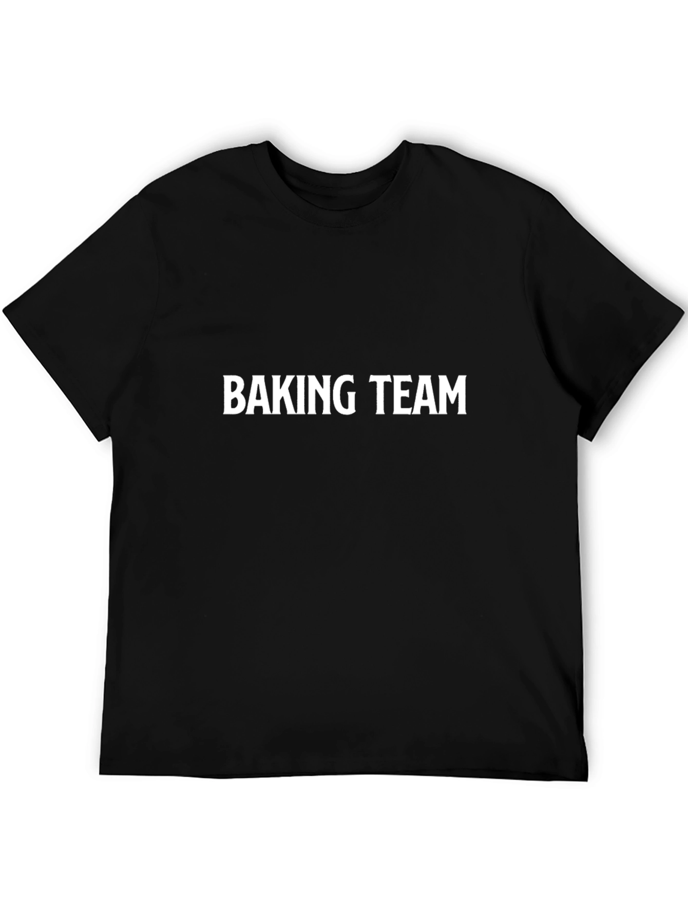 Black Baking Team Crew Neck T-Shirt view 5