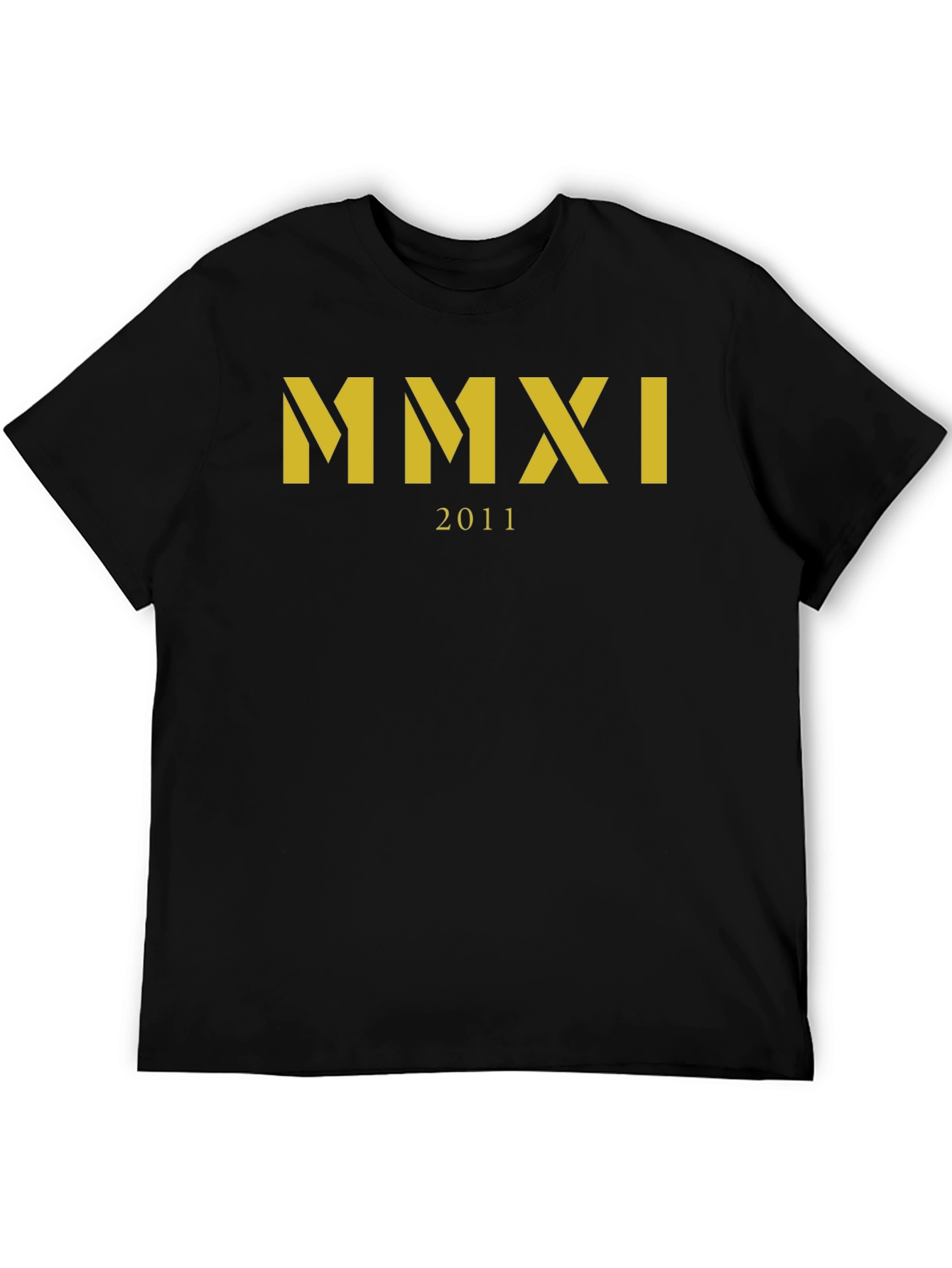 Black MMXI 2011 Graphic T-Shirt view 5