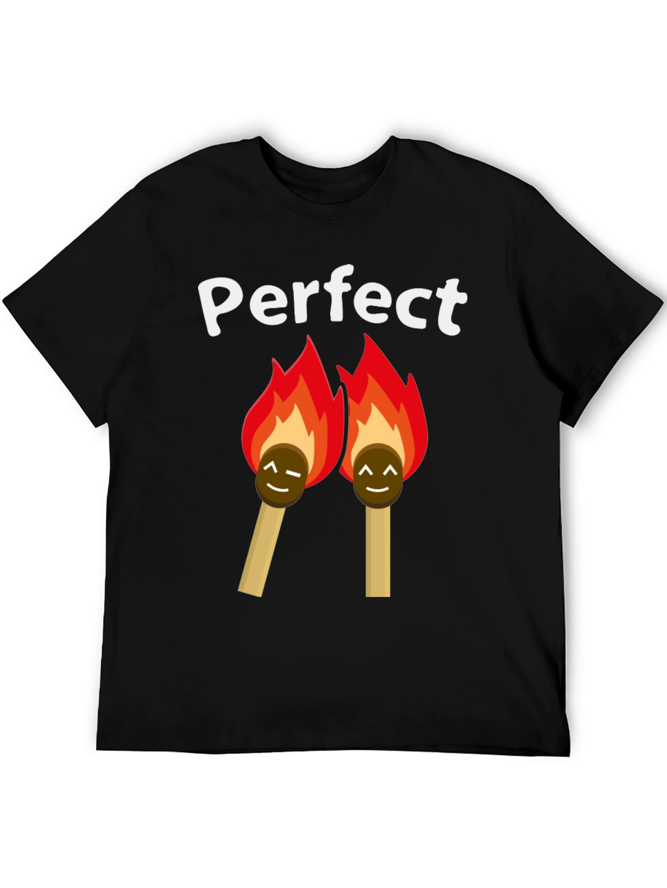 Black Perfect Match T-Shirt - Lit Love Humor view 5