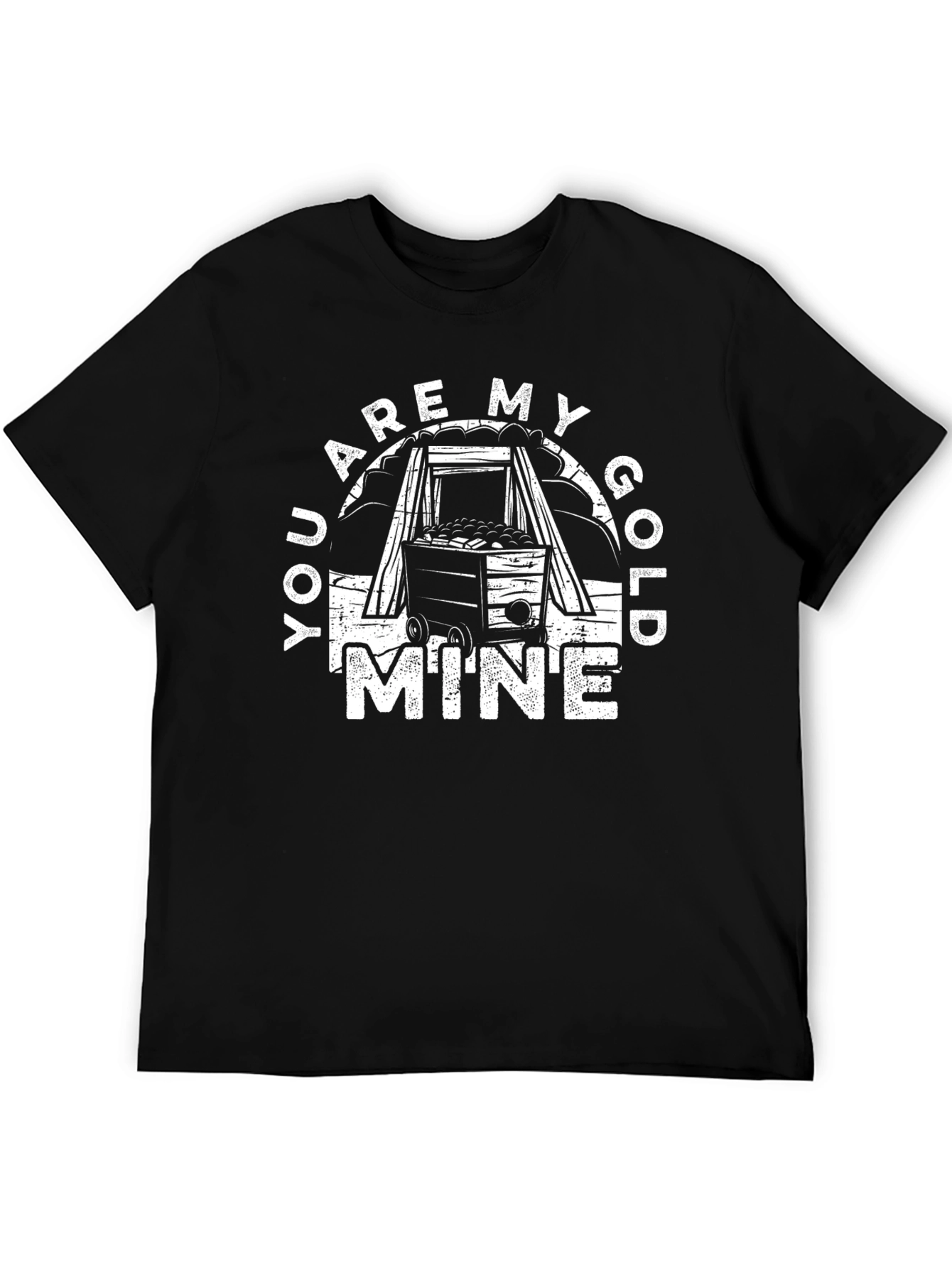 Black You Are My Gold Mine Graphic Tee view 5