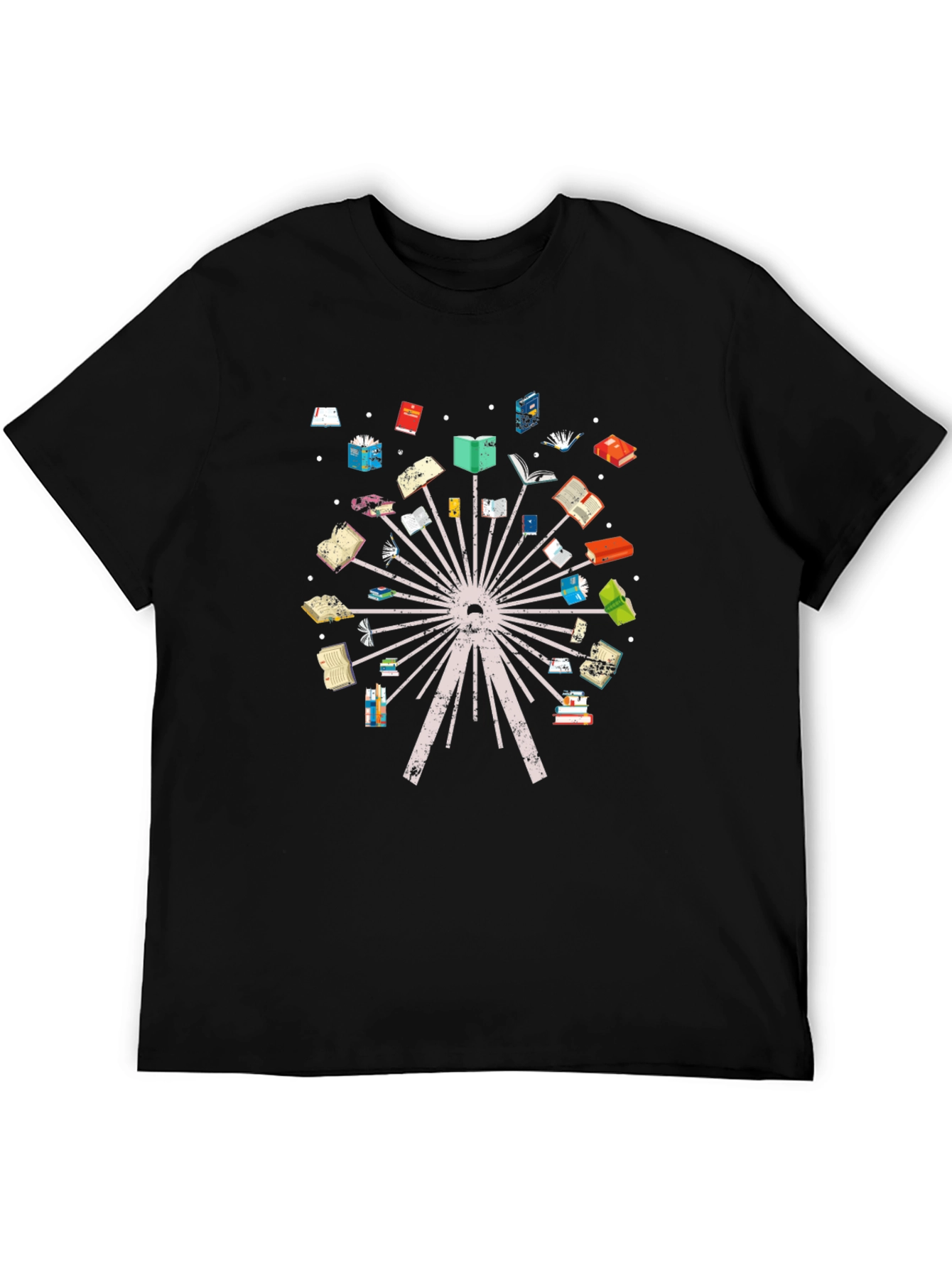 Black Book Ferris Wheel Graphic T-Shirt view 5