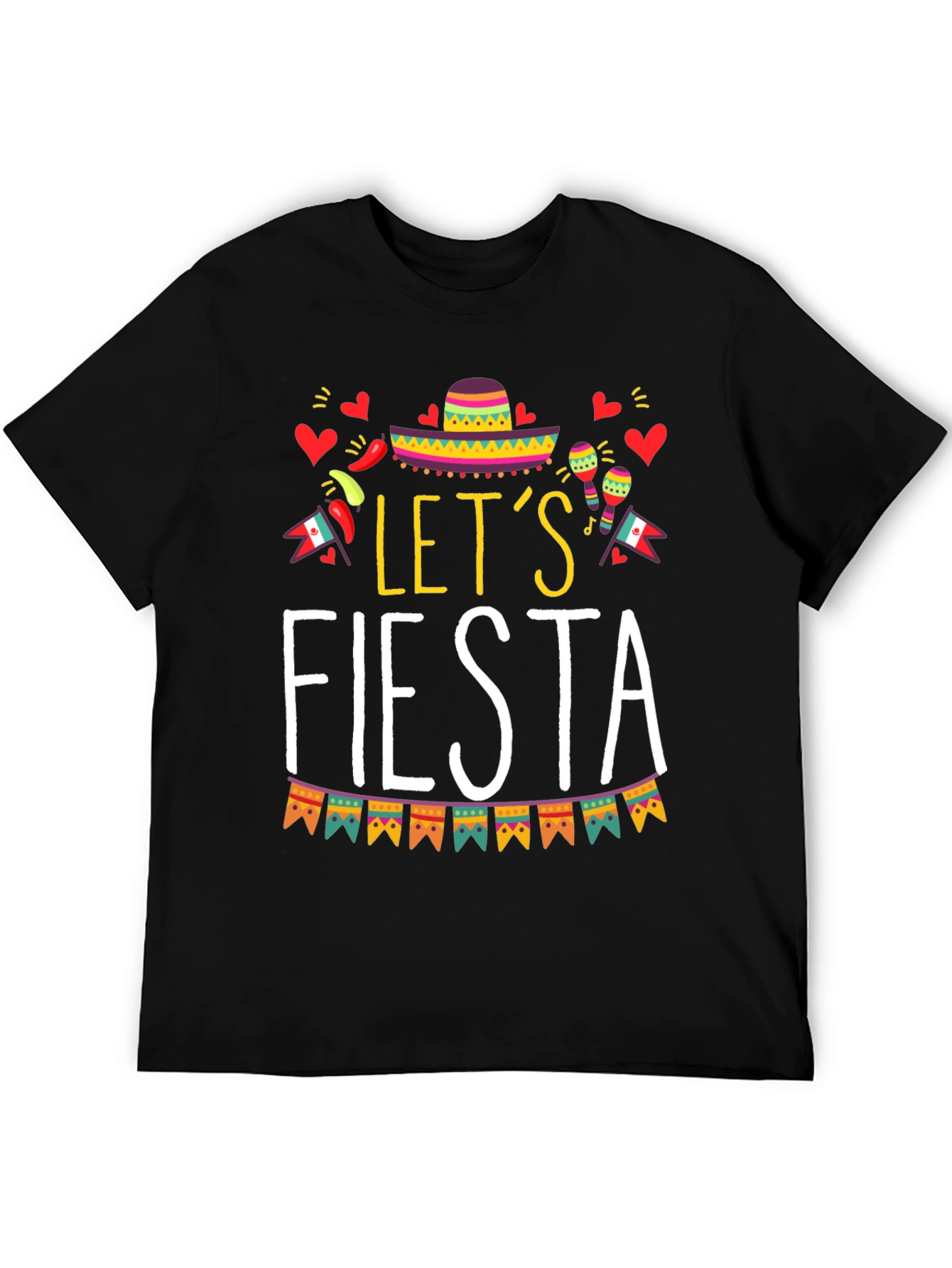 Let's Fiesta Graphic T-Shirt - 5