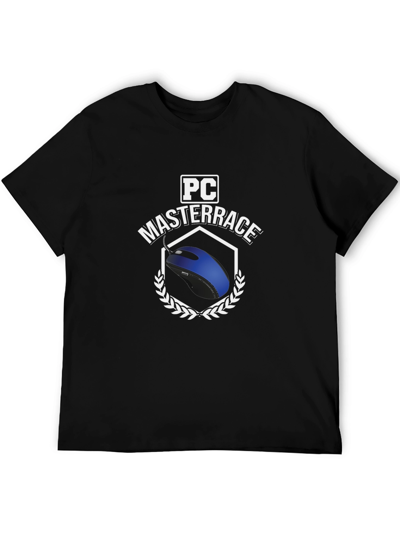Black PC Master Race Gaming T-Shirt - Black view 5