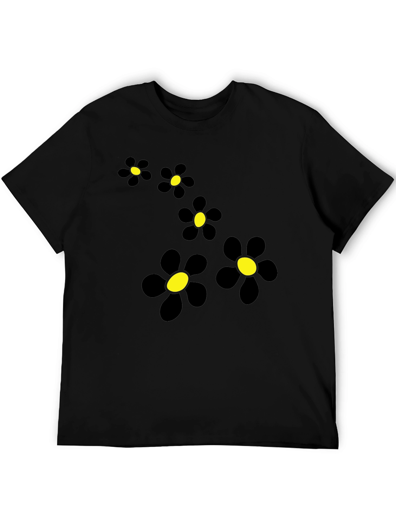 Black Black Daisy Chain Graphic Tee view 5