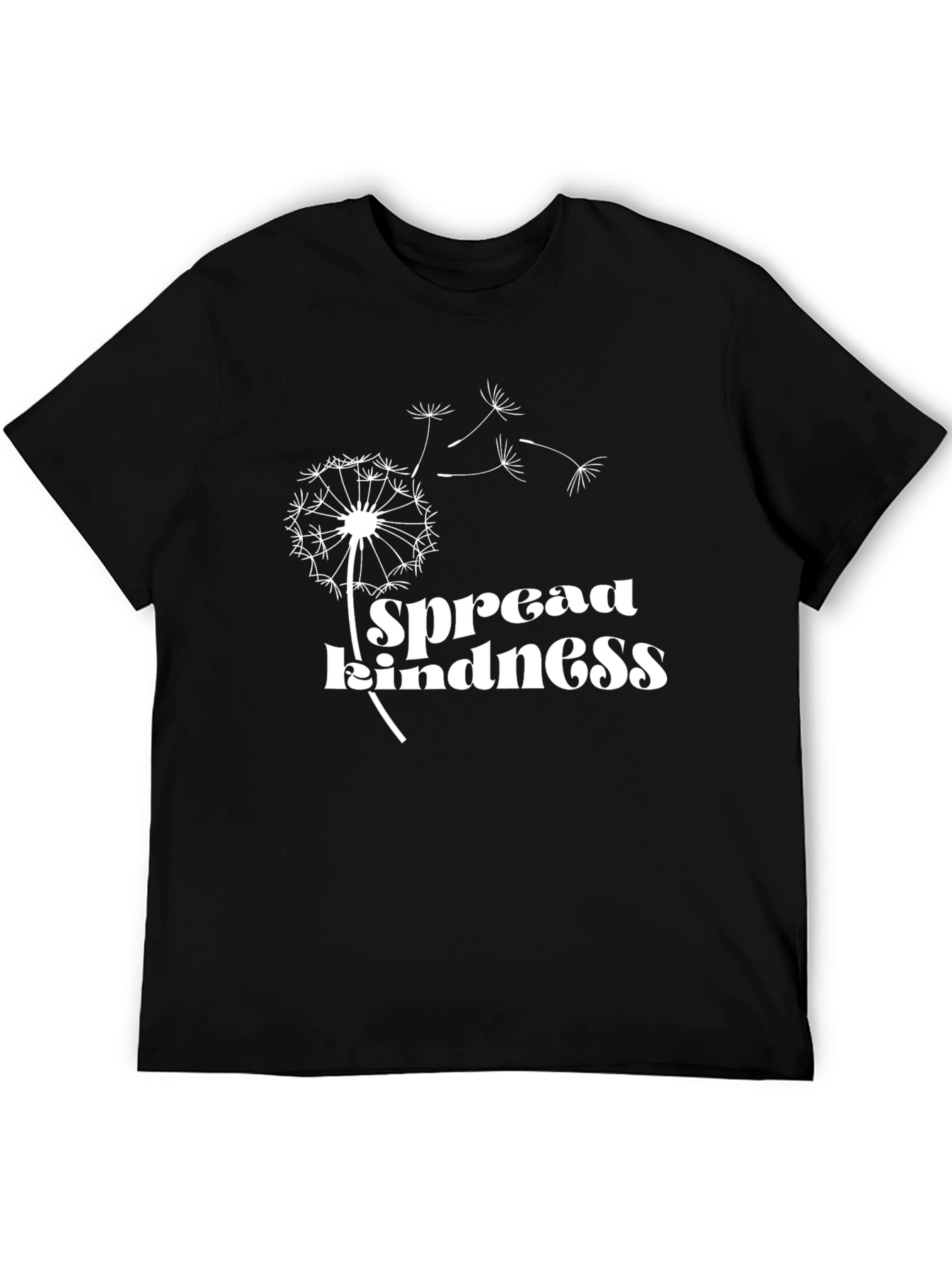 Black Spread Kindness Graphic Tee - Black view 5