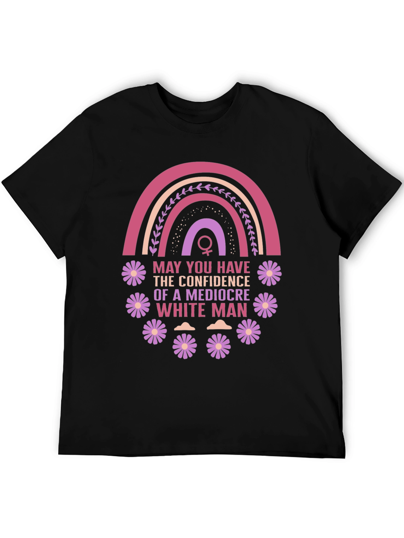 Black Feminist Empowerment T-Shirt: Mediocre White Man Confidence view 5
