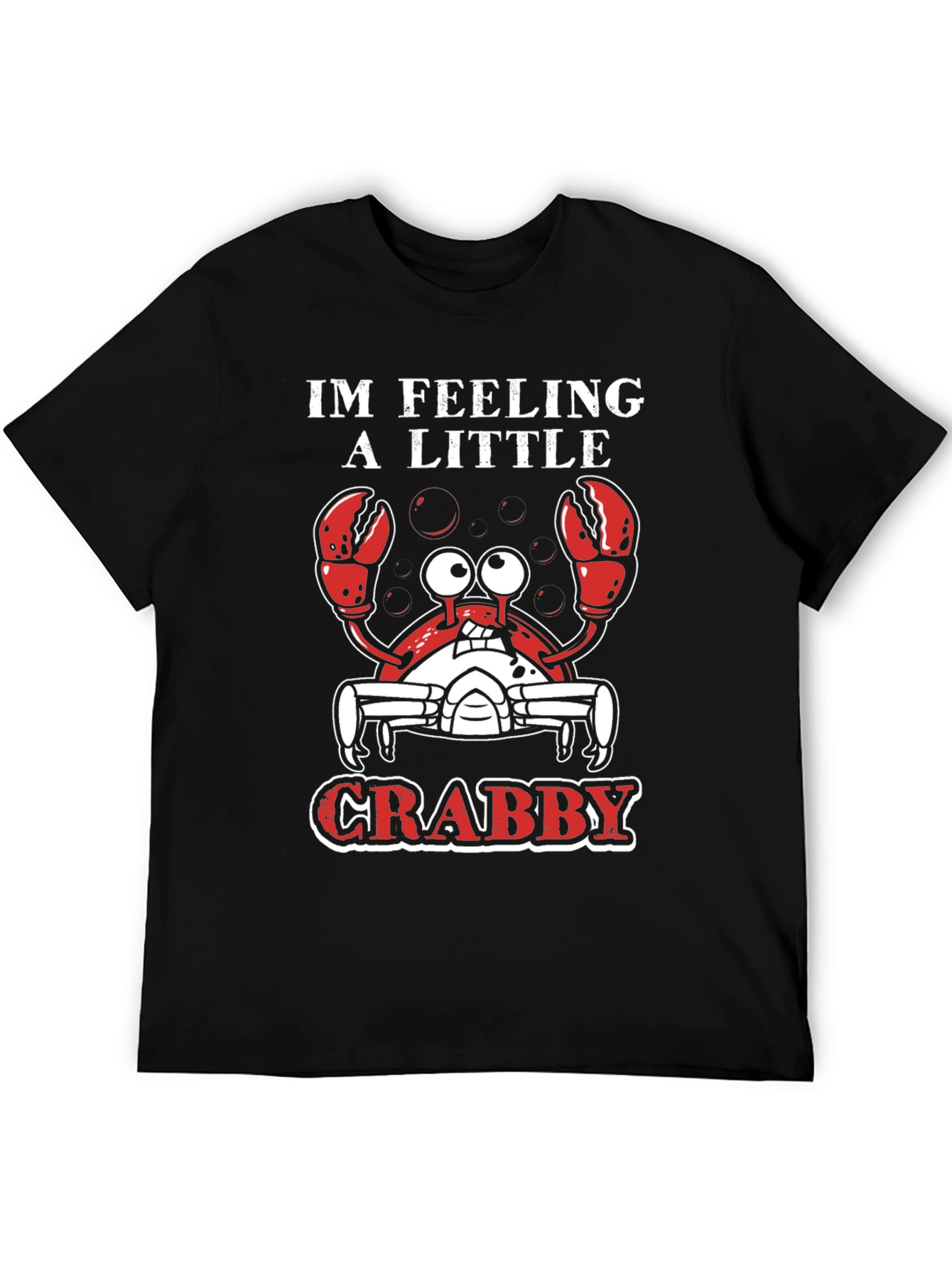 Crabby T-Shirt, Funny Cartoon Crab Tee - 5