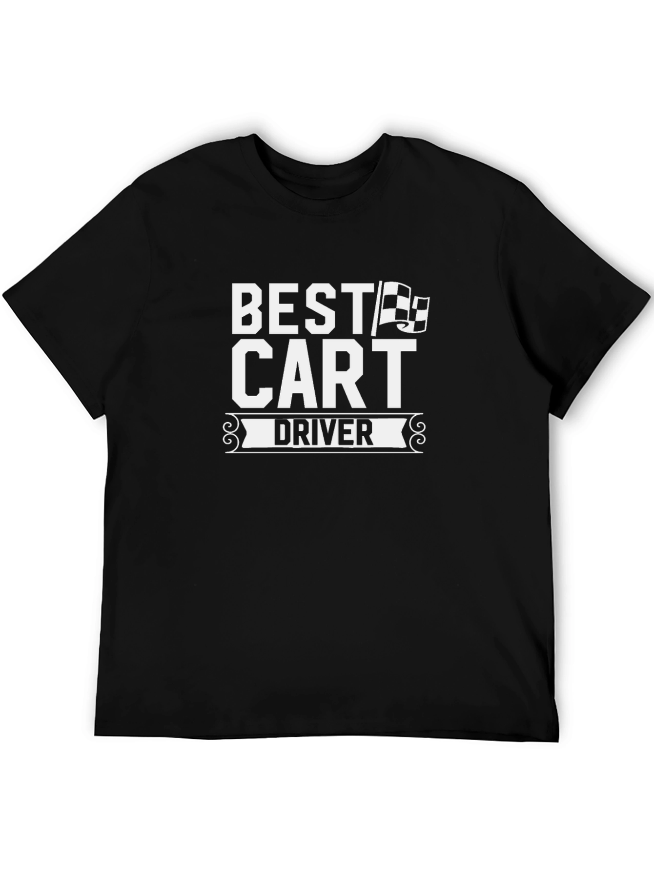 Black Best Cart Driver T-Shirt - Racing Fan Tee view 5