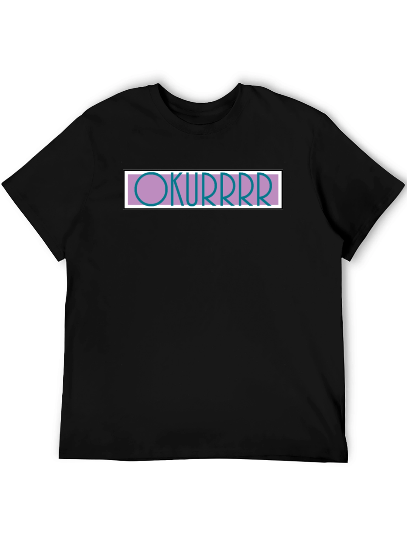 Black Okurrr T-Shirt - Trendy Graphic Tee view 5