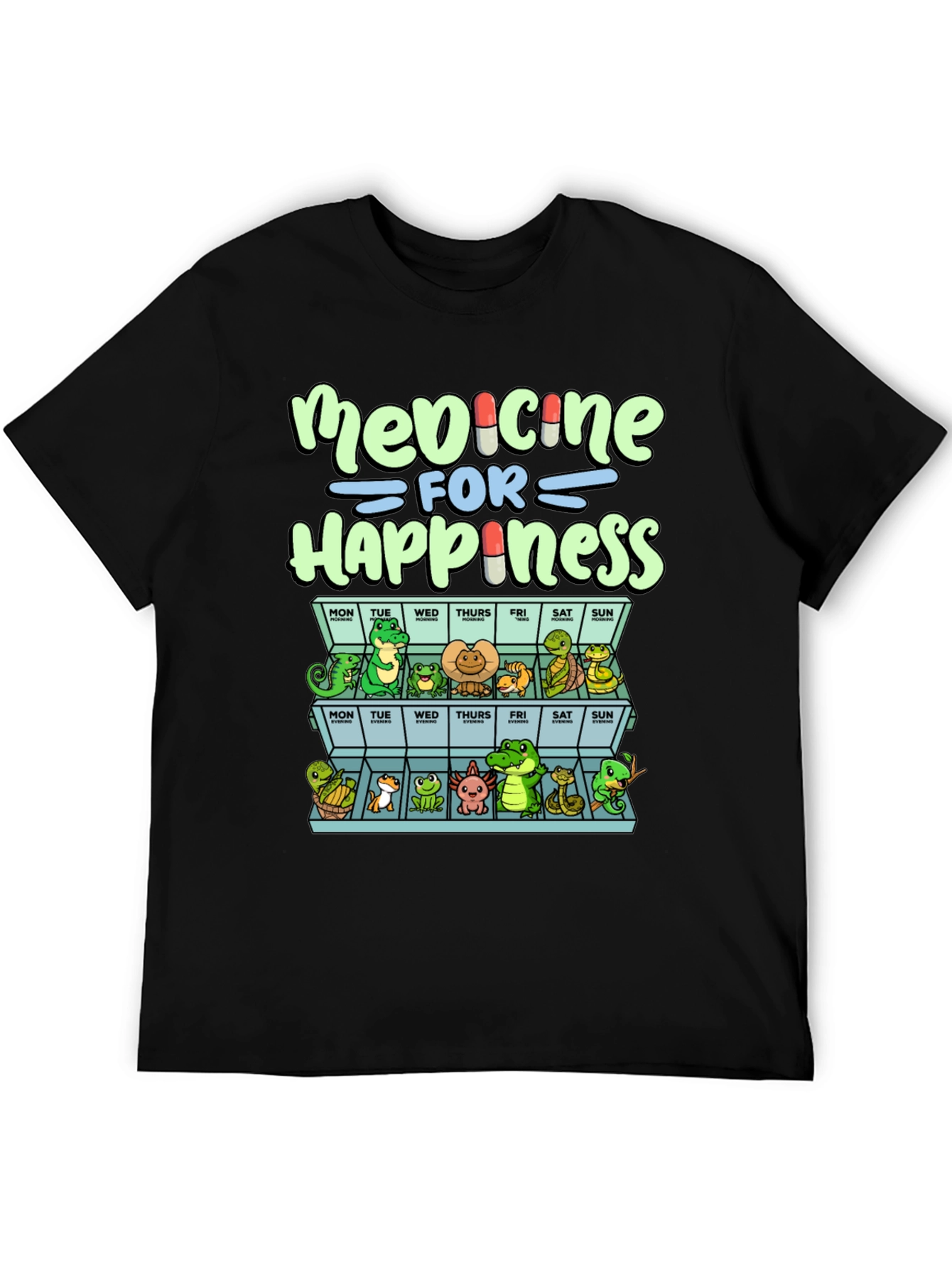 Medicine for Happiness Reptile T-Shirt - 5