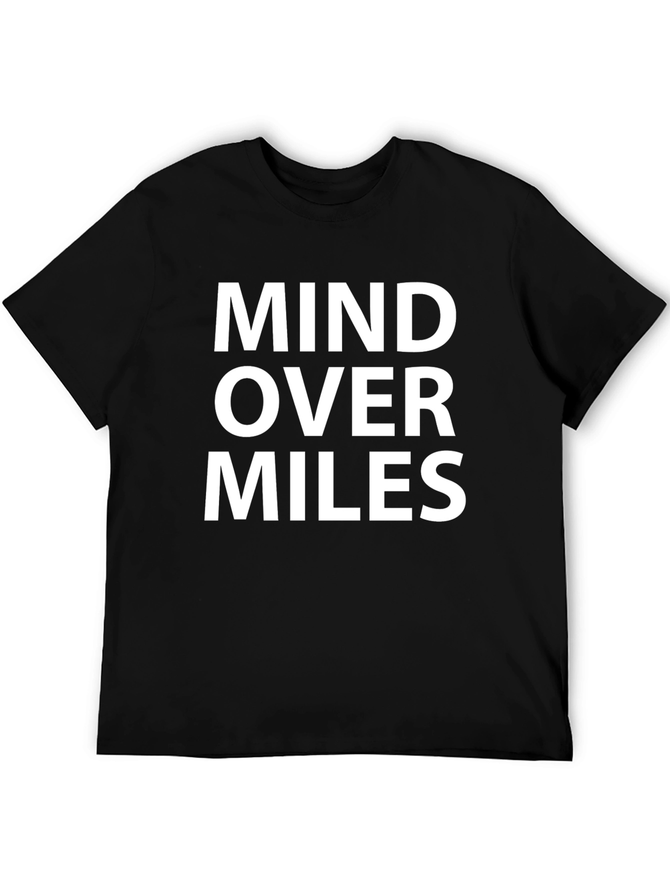 Black Mind Over Miles Graphic Tee - Black view 5